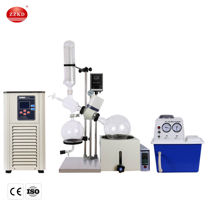 5L rotary evaporator with vacuum pump